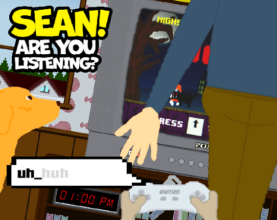 Sean! Are You Listening? (Endless Runner + Typing Game) Game Cover
