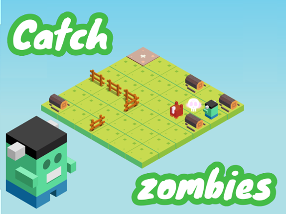 Zombie Puzzle: Save the Chicks. Zombie Catchers! Game Cover