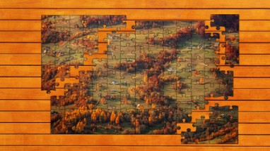 Golden Leaf Jigsaw Puzzles Image