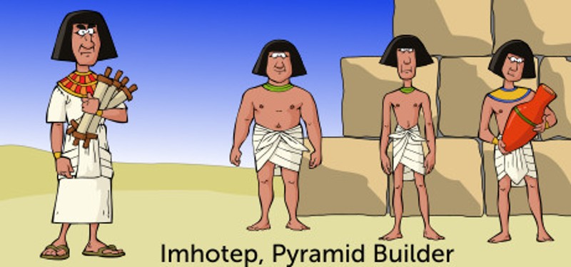 Imhotep, Pyramid Builder Game Cover