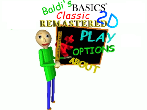 Baldi's Basics Classic 2D Game Cover