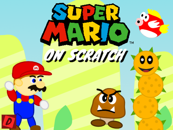 Super Mario on Scratch - HTML Port Game Cover