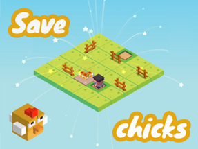 Zombie Puzzle: Save the Chicks. Zombie Catchers! Image