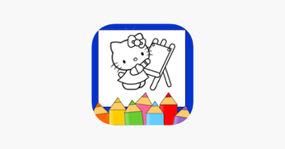 Kids coloring &amp; drawing Book Image