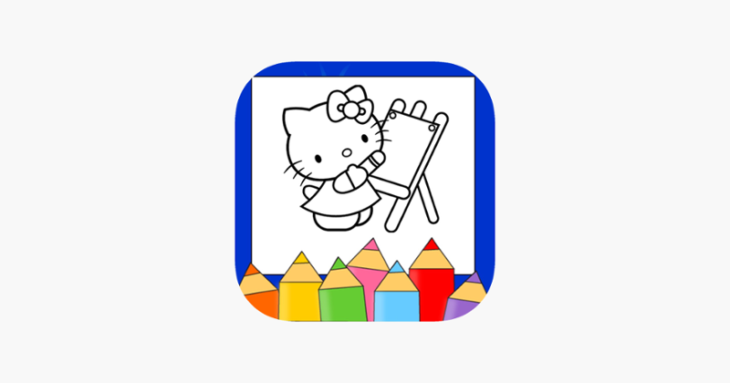 Kids coloring &amp; drawing Book Game Cover