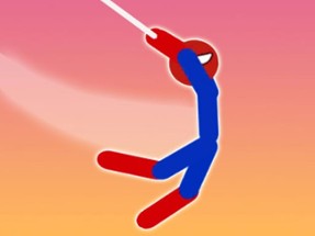Super Hero Flip: Spider Stickman Hook Image