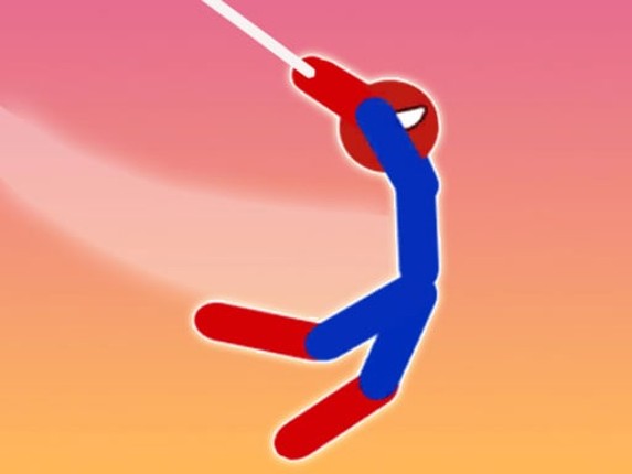 Super Hero Flip: Spider Stickman Hook Game Cover