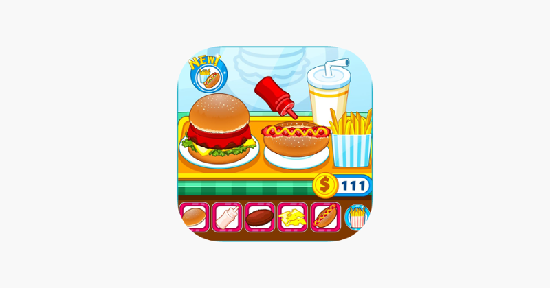 Burger shop fast food Game Cover