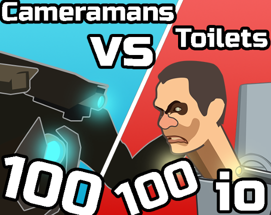 100 Cameramans vs 100 Toilets io Game Cover