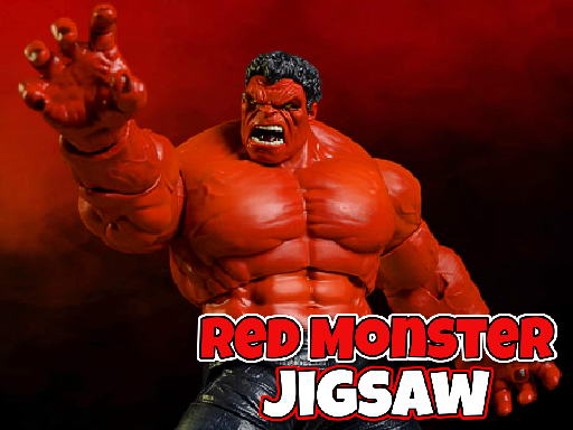 Red Monster Jigsaw Game Cover
