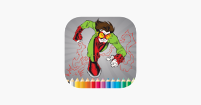 Super Hero Coloring Book - Activities for Kid Image