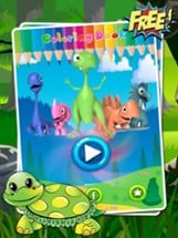 Animals Dino Coloring Book - Education Painting For Kids Toddlers And Preschoolers Kindergarten Learn Game Image