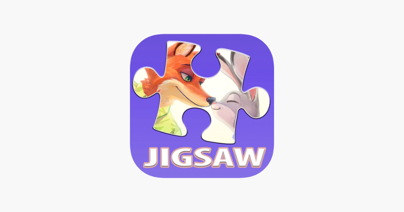 Cartoon Puzzle – Jigsaw Puzzles Box for Judy Hopps and Nick - Kids Toddler and Preschool Learning Games Game Cover