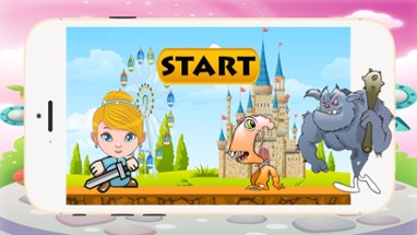 Cute Princess warrior runner adventure girl games Image