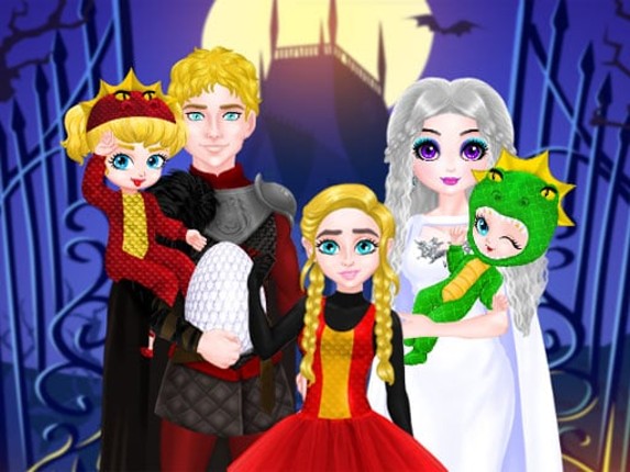 Princess Family Halloween Costume Game Cover