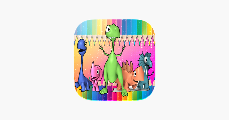 Animals Dino Coloring Book - Education Painting For Kids Toddlers And Preschoolers Kindergarten Learn Game Game Cover