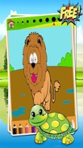 Animals Dino Coloring Book - Education Painting For Kids Toddlers And Preschoolers Kindergarten Learn Game Image