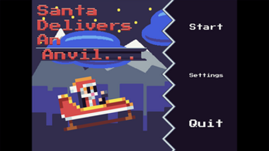 Santa Delivers An Anvil Image