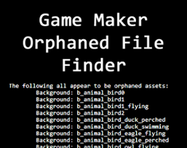 Game Maker Orphaned File Finder Image