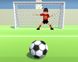 Angry Soccer Goalkeeper Image