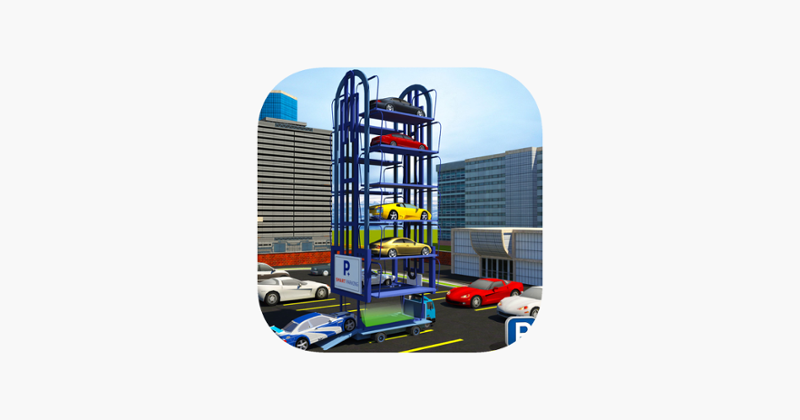 Multi Level Car Parking Crane Driving Simulator 3D Game Cover