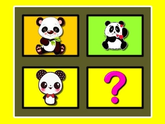 Baby Panda Memory Game Cover