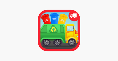 Colors Garbage Truck Free - an alphabet fun game for preschool kids learning colors and love Trucks and Things That Go Image