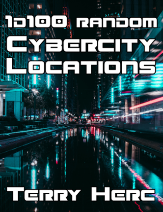 1d100 Cybercity Locations Game Cover