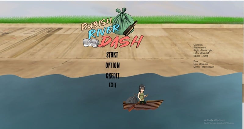 Rubbish River Dash (Orixon Studio) Game Cover