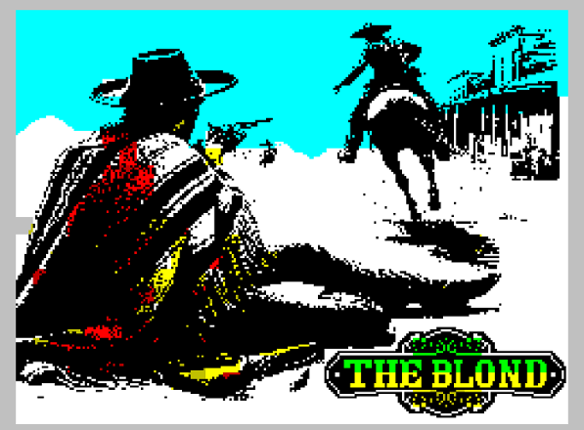 The Blond - ZX Spectrum Game Cover