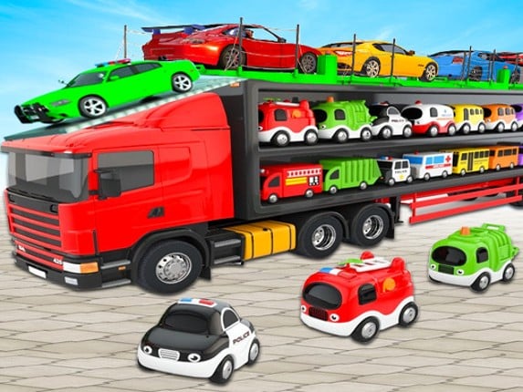 Crazy Car Transport Truck Game Car Transport Trans Game Cover