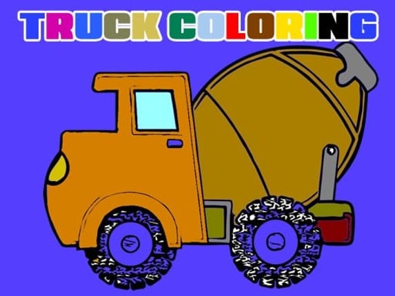 Trucks Coloring Book Game Cover