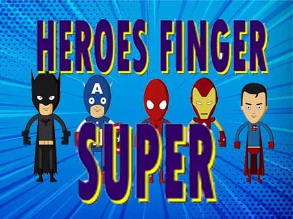 Super Heroes Finger Game Cover