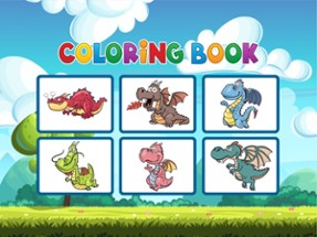 Dragon Coloring Book - Painting Game for Kids Image