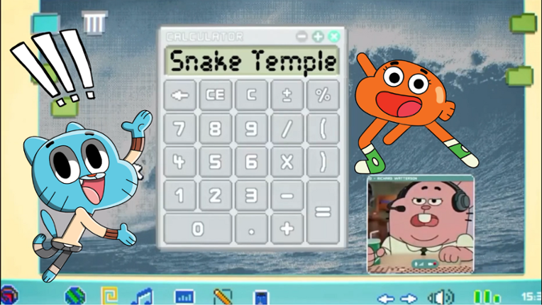 Calculator (Snake Temple) Game Cover