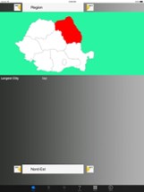 Romania Region Maps and Capitals Image