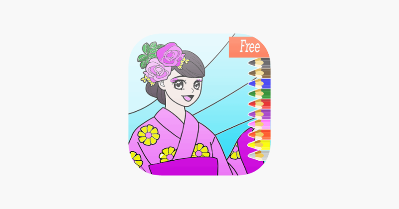 Cute Princess Drawing Coloring Book :  Caricature Art Ideas pages for kids Game Cover