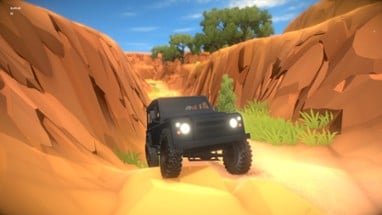 Offroad Horizons: Arcade Rock Crawling Image