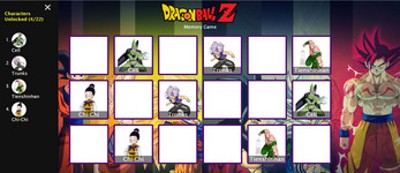 Dragon Ball Z - Memory Game Image