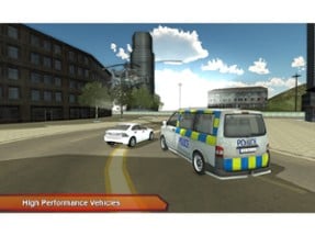 Police Van Rob Chase - Traffic Racing Game Image