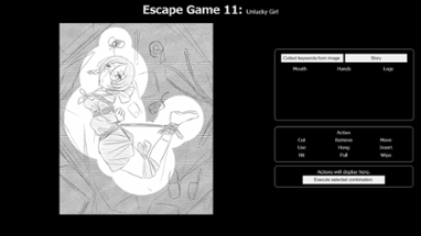 TripleQ Escape Game Remastered: 11 - Unlucky Girl Image