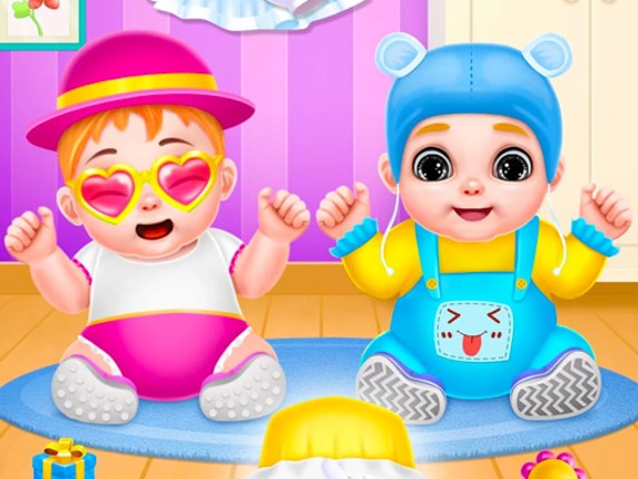 Twin Baby Care Game Cover