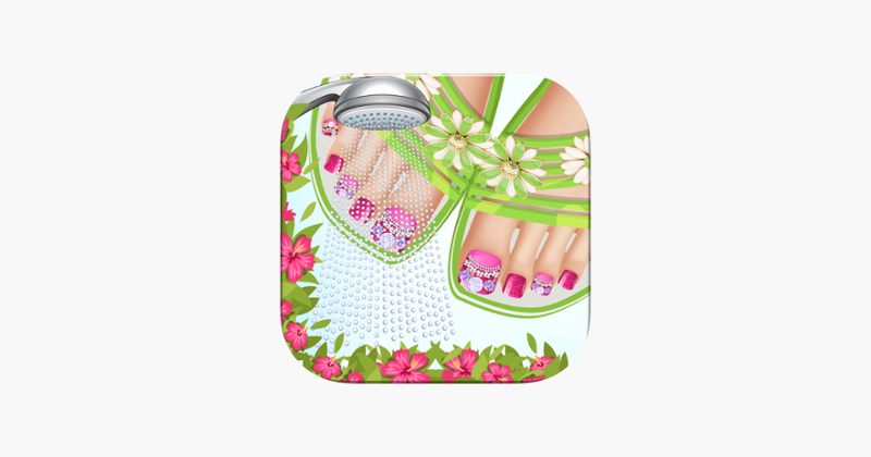 Seaside Feet Salon Girl Game Nail Art Beauty Cute Designs And Manicure Ideas Game Cover