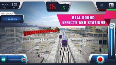 Bangalore Metro Train 2017 Image