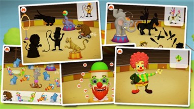 Circus puzzle kids game Image