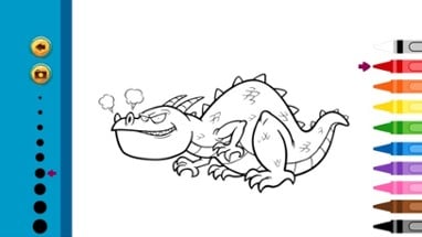 Dragon Coloring Book - Painting Game for Kids Image