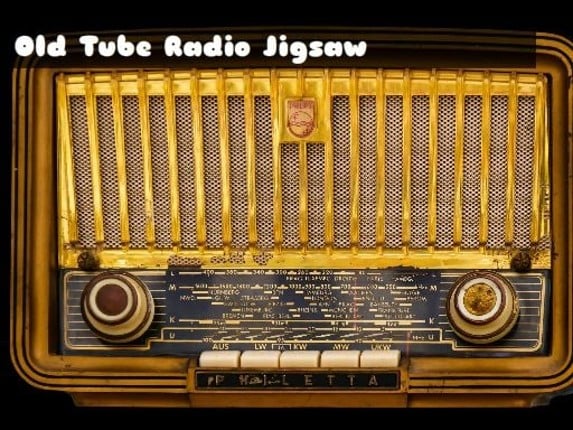 Old Tube Radio Jigsaw Game Cover