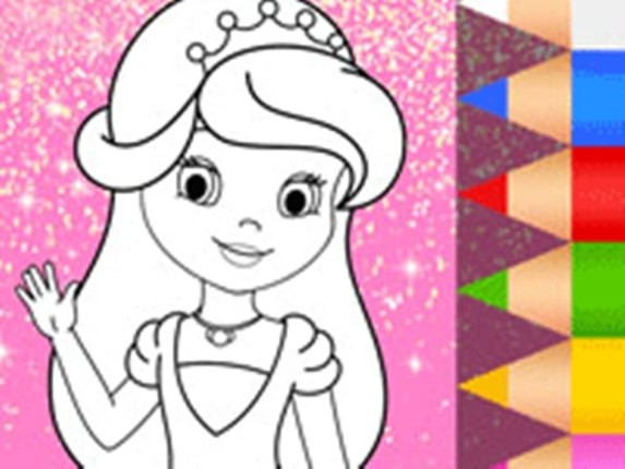 Princess Coloring Glitter - Art Game Game Cover