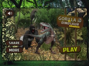 Gorilla vs Dinosaur Adventure Image