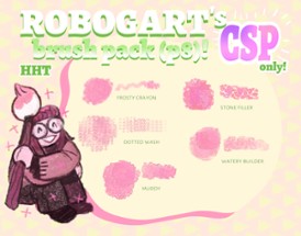 ROBOGART's Brush Pack (P2)! [CSP brushes, .sut files!] Image